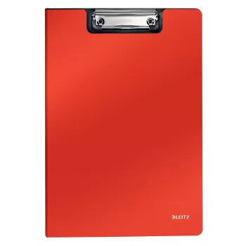 Leitz Klemmbrettmappe mit Vorderdeckel Solid, A4, Rot, 75 Blatt, Polyfoam, 229 mm, 16 mm