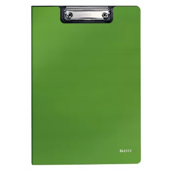 Leitz Klemmbrettmappe mit Vorderdeckel Solid, A4, Grün, 75 Blatt, Polyfoam, 229 mm, 16 mm