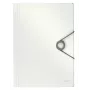 Leitz 3-Flap Folder Solid PP A4, Flap folder, A4, Polypropylen (PP), Weiß, 150 Blatt, 80 g/m²