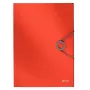 Leitz 3-Klapp-Mappe Solid PP A4, Klappmappe, A4, Polypropylen (PP), Rot, 150 Blatt, 80 g/m²