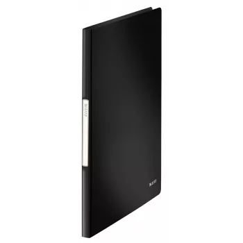 Leitz Displaybuch Solid PP 20 Hüllen, Schwarz, Polypropylen (PP), 20 Hüllen, Hochformat, A4, 231 mm
