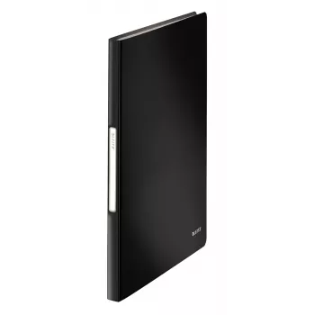 Leitz Displaybuch Solid PP 40 Taschen, Schwarz, Polypropylen (PP), 40 Taschen, Hochformat, A4, 233 mm