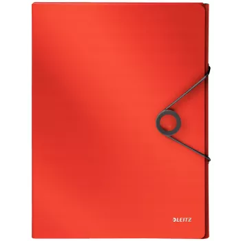 Leitz Box File Solid PP 30 mm, Klappmappe, A4, Polypropylen (PP), Rot, 250 Blatt, 80 g/m²