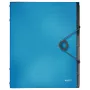 Leitz Trennbuch Solid 6 Tabs, Klappmappe, A4, Polypropylen (PP), Blau, 200 Blatt, 80 g/m²