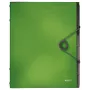 Leitz Registerbuch Solid 6 Tabs, Klappmappe, A4, Polypropylen (PP), Grün, 200 Blatt, 80 g/m²