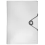 Leitz Projektmappe Solid PP, A4, Polypropylen (PP), Weiß, 250 Blatt, 80 g/m², Gummizug