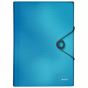 Leitz Project File Solid PP, A4, Polypropylen (PP), Blau, 250 Blatt, 80 g/m², Gummiband