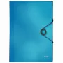 Leitz Project File Solid PP, A4, Polypropylen (PP), Blau, 250 Blatt, 80 g/m², Gummiband
