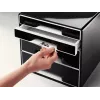 Leitz Desk Cube 4-Schubladen, 4 Schublade(n), Kunststoff, Schwarz, 1 Stk., 270 mm, 287 mm