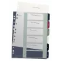 Leitz Index PC Printable 1-6 Style PP A4+, Numerisches Register, Polypropylen (PP), Mehrfarbig, Hochformat, A4 Maxi, 245 mm