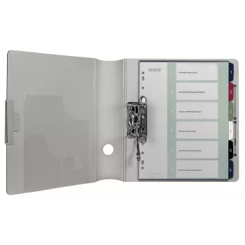 Leitz Index PC Printable 1-6 Style PP A4+, Numerisches Register, Polypropylen (PP), Mehrfarbig, Hochformat, A4 Maxi, 245 mm