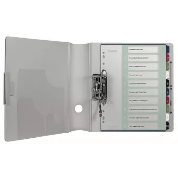 Leitz Index PC bedruckbar 1-10 Style PP A4+, numerisches Tab-Register, Polypropylen (PP), Mehrfarbig, Hochformat, A4 Maxi, 245 mm