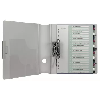 Leitz Index PC Printable 1-20 Style PP A4+, Numerisches Tab-Register, Polypropylen (PP), Mehrfarbig, Hochformat, A4 Maxi, 245 mm