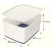 Esselte 5216-10-01 Aufbewahrungsbox Rechteckig Acrylnitril-Butadien-Styrol (ABS) Grau, Weiß