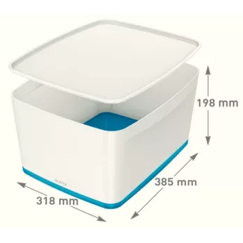 Esselte 5216-10-36 Aufbewahrungsbox Rechteckig Acrylnitril-Butadien-Styrol (ABS) Blau, Weiß