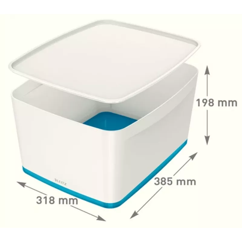 Esselte 5216-10-36 Aufbewahrungsbox Rechteckig Acrylnitril-Butadien-Styrol (ABS) Blau, Weiß