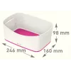 Esselte 5257-10-23 Aufbewahrungsbox Rechteckig Acrylnitril-Butadien-Styrol (ABS) Pink, Weiß