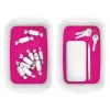 Esselte 5257-10-23 Aufbewahrungsbox Rechteckig Acrylnitril-Butadien-Styrol (ABS) Pink, Weiß
