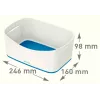 Esselte 5257-10-36 Aufbewahrungsschale Rechteckig Acrylnitril-Butadien-Styrol (ABS) Blau, Weiß