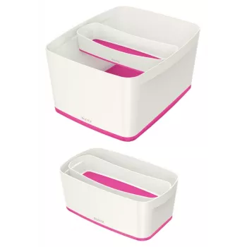 Esselte 5258-10-23 Aufbewahrungsschale Rechteckig Acrylnitril-Butadien-Styrol (ABS) Pink, Weiß