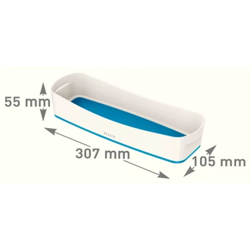 Esselte 5258-10-36 Aufbewahrungsschale Rechteckig Acrylnitril-Butadien-Styrol (ABS) Blau, Weiß