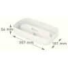 Esselte 5323-00-01 Aufbewahrungsschale Rechteckig Acrylnitril-Butadien-Styrol (ABS) Weiß