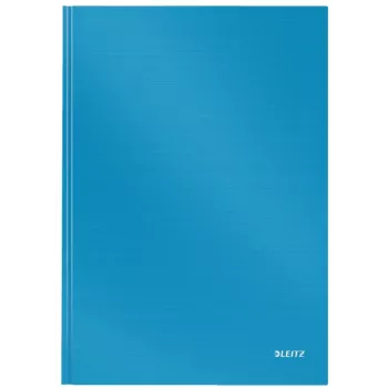 Leitz Notebook Solid Hardcover A4 liniert 90 Gramm 80 Blatt, Monochromatisch, Blau, A4, 80 Blatt, Matt, 80 g/m²