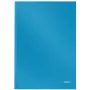 Leitz Notebook Solid Hardcover A4 liniert 90 Gramm 80 Blatt, Monochromatisch, Blau, A4, 80 Blatt, Matt, 80 g/m²