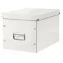 Leitz Box Click & Store WOW Cube Große Aufbewahrungsbox, Aufbewahrungsbox, Weiß, Rechteckig, Karton, Monochromatisch, Innenbereich