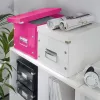Leitz Box Click & Store WOW Cube Large Aufbewahrungsbox, Fuchsia, Karton, 320 mm, 360 mm, 310 mm