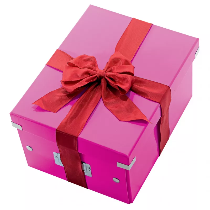 Leitz Box Click & Store WOW Cube Large Aufbewahrungsbox, Fuchsia, Karton, 320 mm, 360 mm, 310 mm