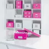 Leitz Box Click & Store WOW Cube Large Aufbewahrungsbox, Fuchsia, Karton, 320 mm, 360 mm, 310 mm