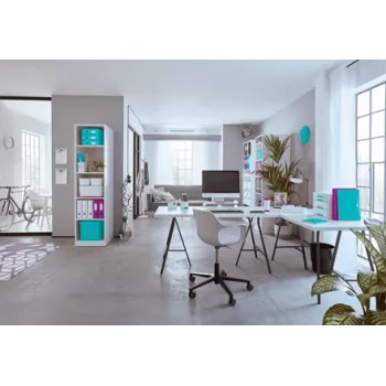 Leitz Box Click & Store WOW Cube Große Aufbewahrungsbox, Aufbewahrungsbox, Lila, Rechteckig, Karton, Monochromatisch, Innenbereich
