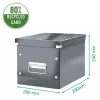 Leitz Aufbewahrungsbox Click & Store WOW Cube Medium, Türkis, Karton, 260 mm, 260 mm, 240 mm