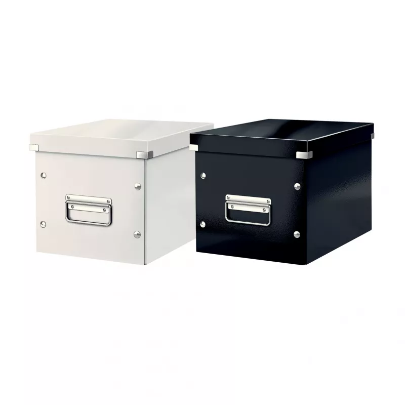 Leitz Aufbewahrungsbox Click & Store WOW Cube Medium, Lila, Karton, 260 mm, 260 mm, 240 mm