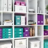 Leitz Aufbewahrungsbox Click & Store WOW Cube Medium, Lila, Karton, 260 mm, 260 mm, 240 mm