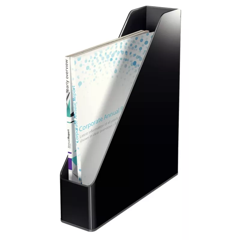 Leitz Magazinsammler Dual Colour, Schwarz, Kunststoff, A4, 272 mm, 318 mm, 430 g