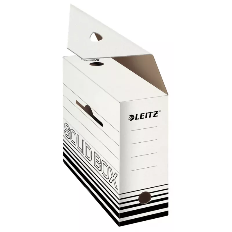Leitz 61280001 Archivbox Karton Schwarz