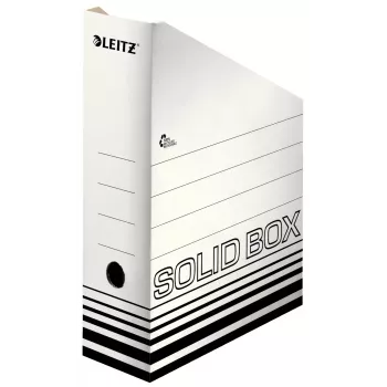 Leitz 46070001 Archivbox Karton Schwarz, Weiß