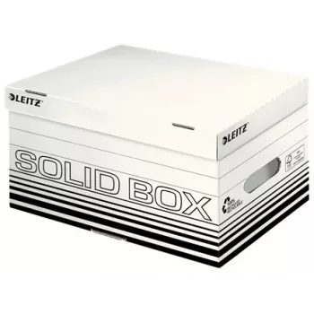 Leitz 61170001 Aufbewahrungsbox aus Karton Schwarz, Weiß