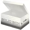 Leitz 61170001 Aufbewahrungsbox aus Karton Schwarz, Weiß