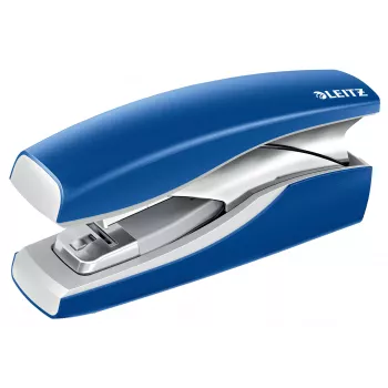 Leitz Stapler Softpress flach Clinch 30 Blatt, 30 Blatt, Blau, flach Clinch, Leitz Softpress Heftklammern, Kunststoff, 80 g/m²