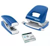 Leitz Stapler Softpress flach Clinch 30 Blatt, 30 Blatt, Blau, flach Clinch, Leitz Softpress Heftklammern, Kunststoff, 80 g/m²