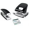 Leitz Hefter Softpress flach Clinch 30 Blatt, 30 Blatt, Schwarz, flach Clinch, Leitz Softpress Heftklammern, Kunststoff, 80 g/m²