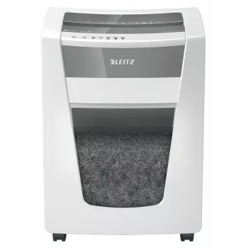 Leitz IQ Office Pro Aktenvernichter P5, Mikroschnitt, 23 cm, 2 x 15 mm, 30 l, 300 Blatt, 55 dB