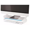 Leitz Monitorständer verstellbar Ergo WOW, 68,6 cm (27 Zoll), Höhenverstellung, Blau, Weiß