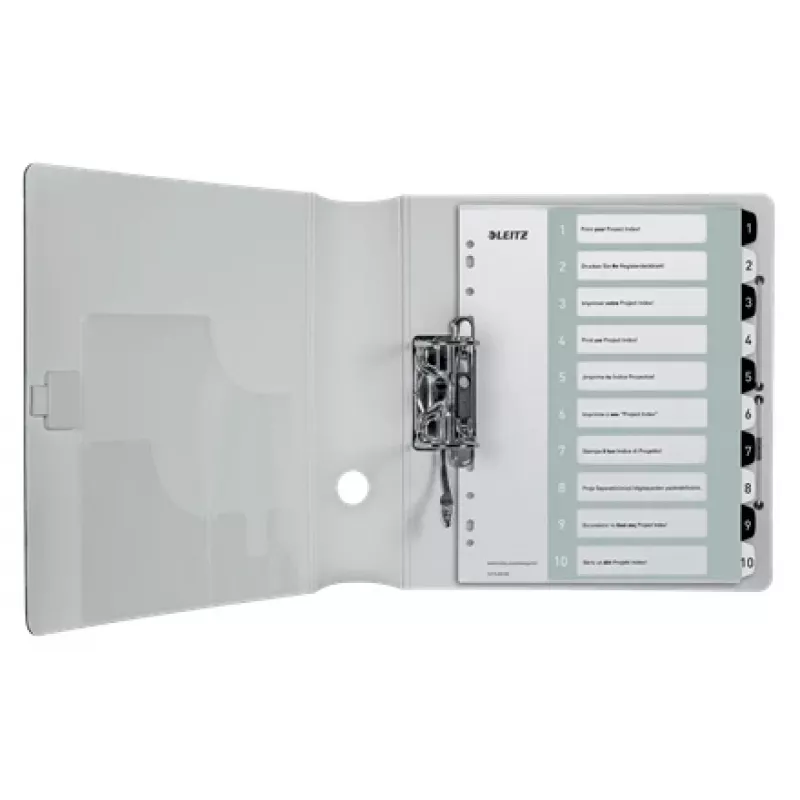 Leitz Indices Printable PP A4+ 1-10 WOW Weiß/Schwarz