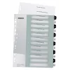 Leitz Indices Printable PP A4+ 1-12 WOW Weiß/Schwarz, Numerisches Tab-Register, Polypropylen (PP), Schwarz, Weiß, A4 Maxi, 245 mm, 305 mm