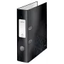 Leitz Lever Arch File 180° WOW POB/laminiert A4/80mm, A4, Karton, Schwarz, 600 Blatt, 80 g/m², 8 cm