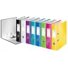 Leitz Lever Arch File 180° WOW POB/laminiert A4/80mm, A4, Karton, Schwarz, 600 Blatt, 80 g/m², 8 cm